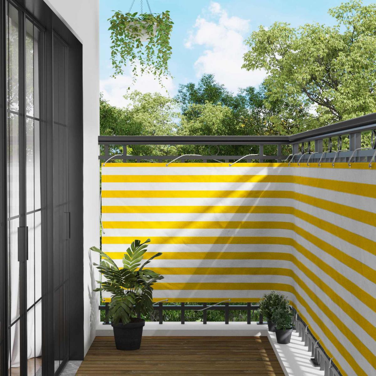 Pantalla de Balcón Rectangular Tela Oxford