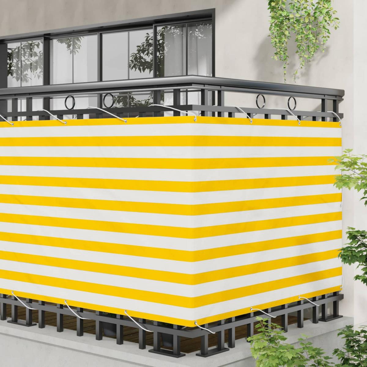 Pantalla de Balcón Rectangular Tela Oxford