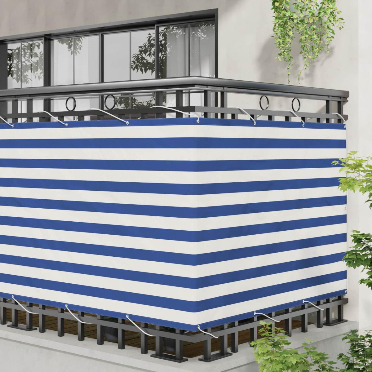 Pantalla de Balcón 110 x 800 cm Tela Oxford Rectangular