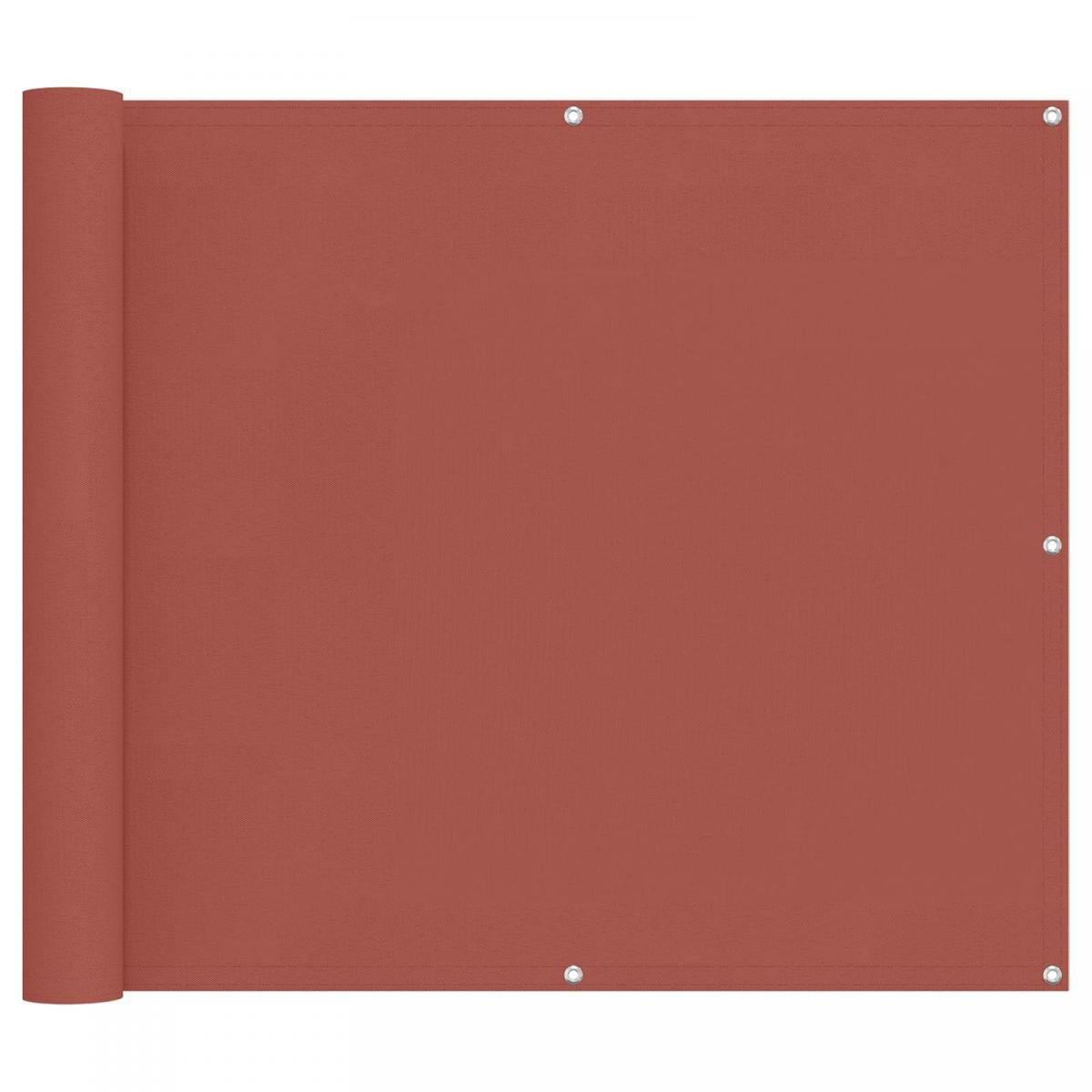 Pantalla de Balcón 100 x 500 cm Tela Oxford Rectangular Naranja