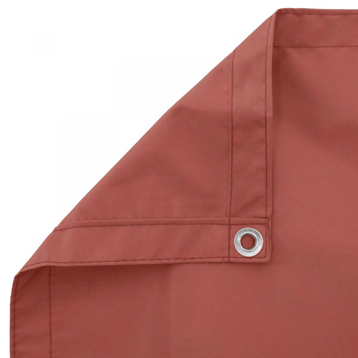 Pantalla de Balcón 100 x 500 cm Tela Oxford Rectangular Naranja
