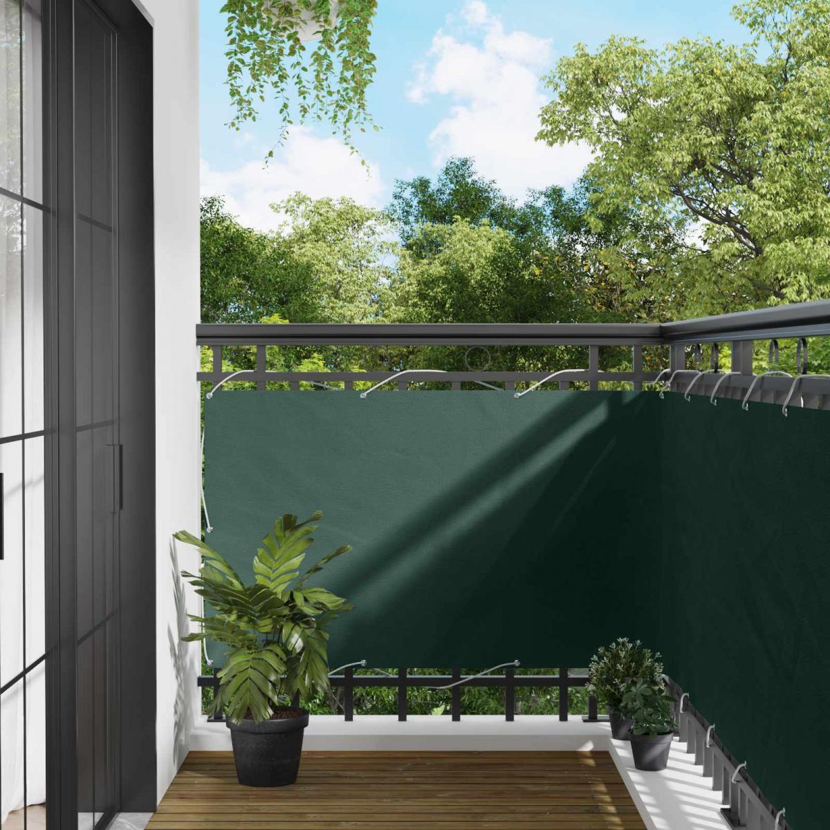 Pantalla de Balcón 100 x 300 cm Tela Oxford Rectangular
