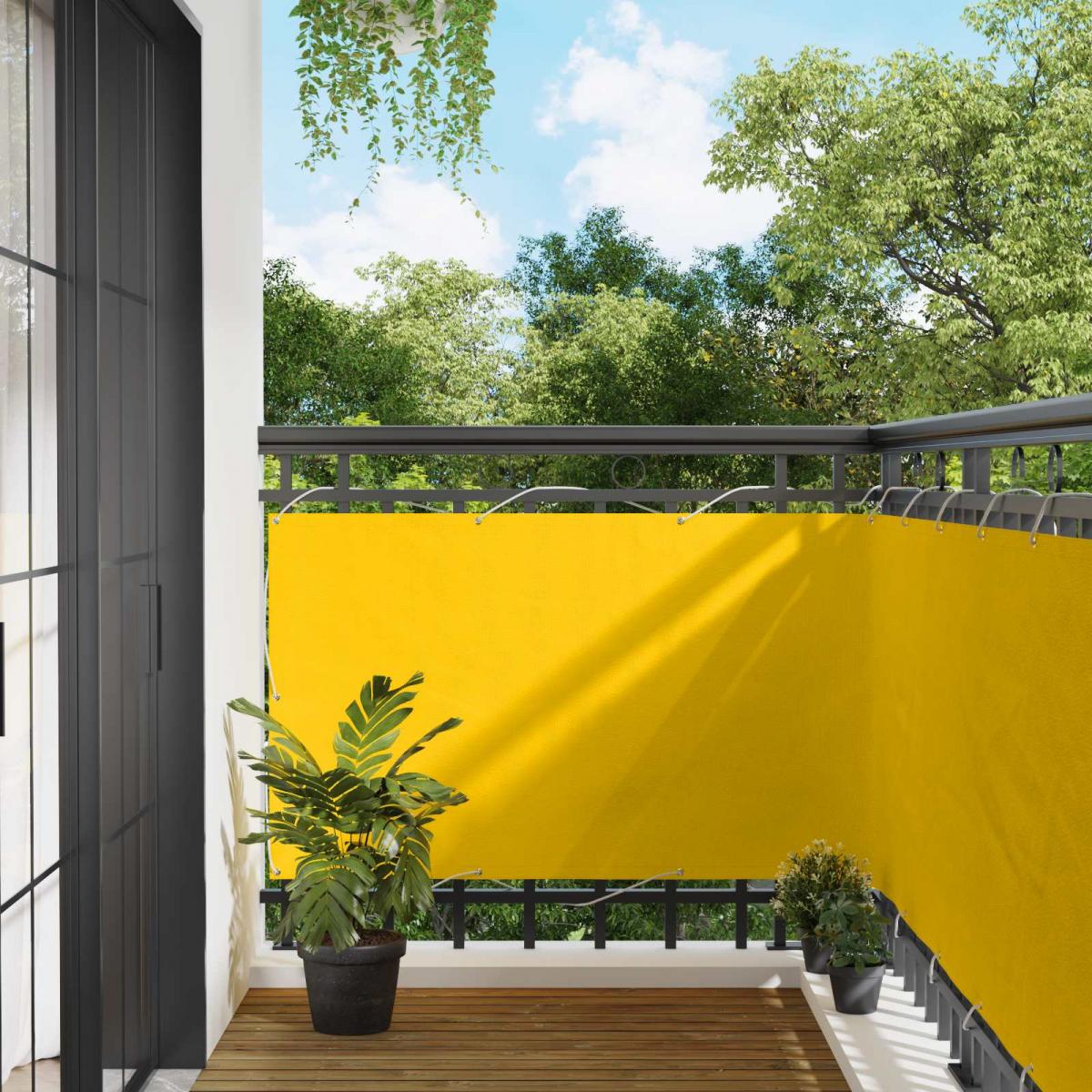 Pantalla de Balcón 100 x 600 cm Tela Oxford Rectangular