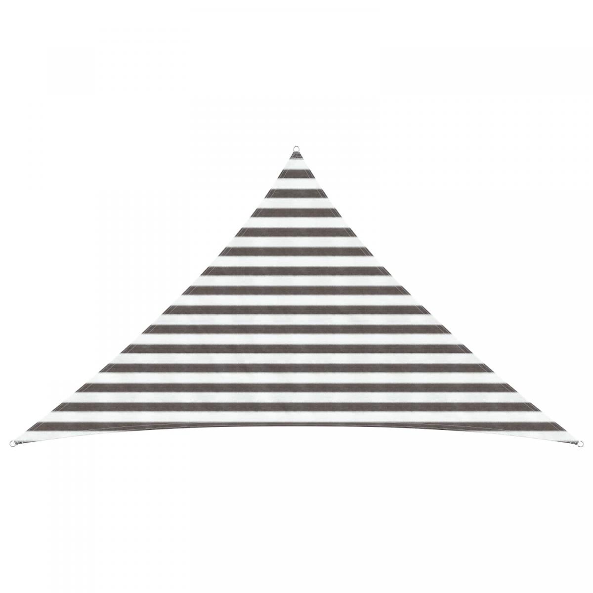 Toldo Vela Triangular HDPE Terracota