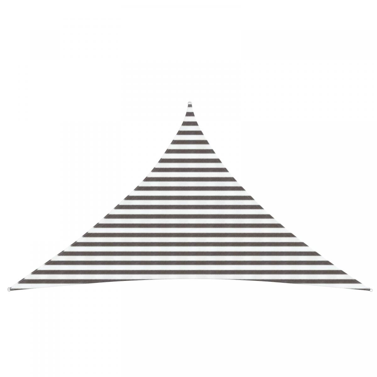 Toldo Vela Triangular HDPE Terracota