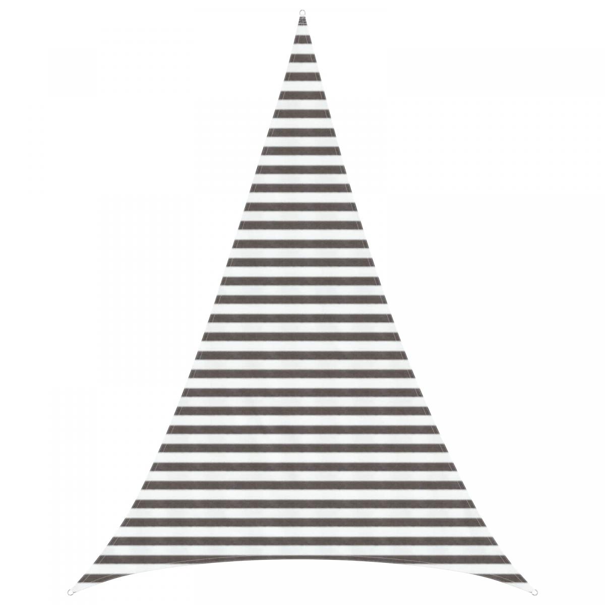 Toldo Vela Triangular HDPE Terracota