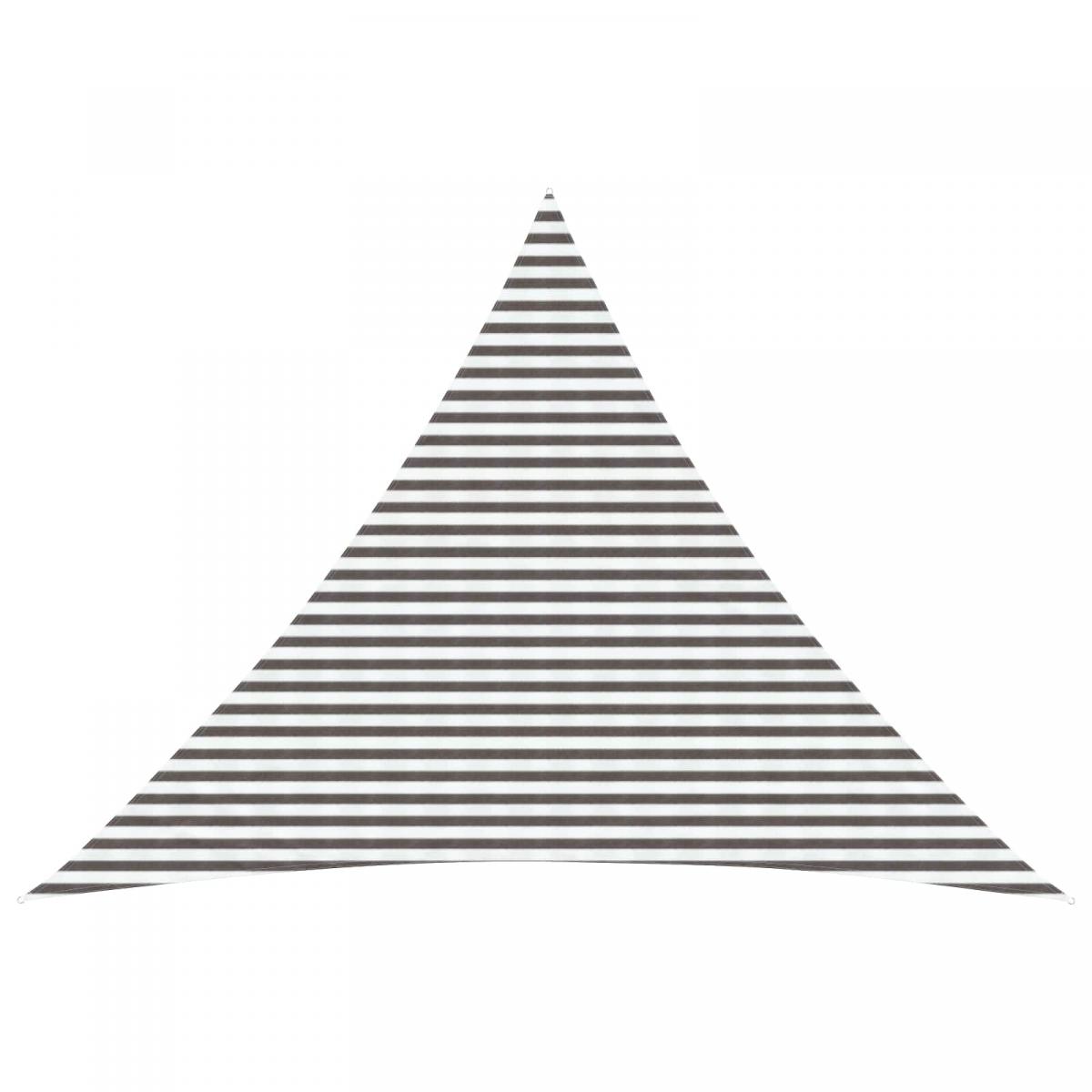 Toldo Vela Triangular HDPE Terracota