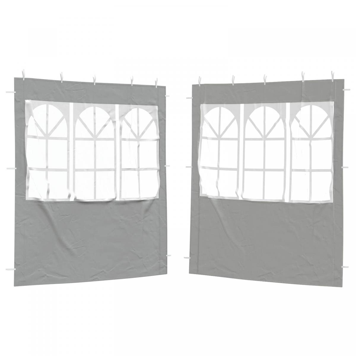 Panel lateral de tienda para fiestas 2 uds