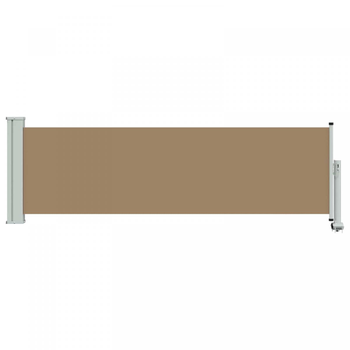 Toldo lateral 100 x 300 cm 100% poliéster hierro acero