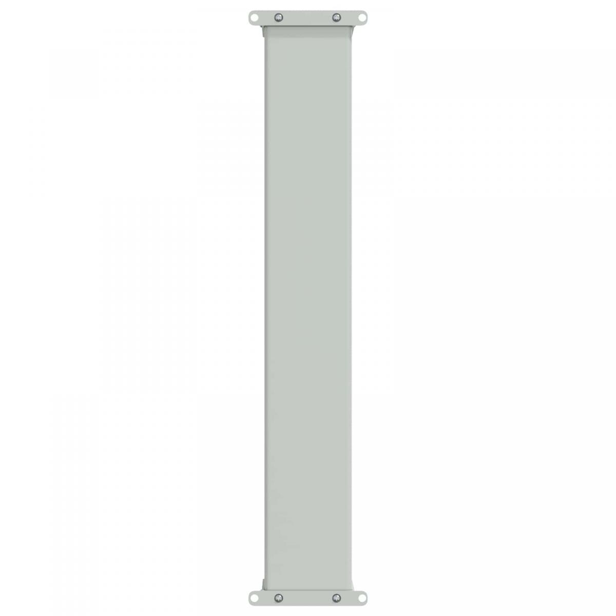 Toldo lateral 100 x 300 cm 100% poliéster hierro acero