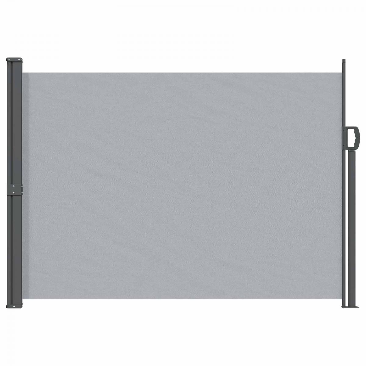 Toldo lateral retráctil verde oscuro 140x300 cm