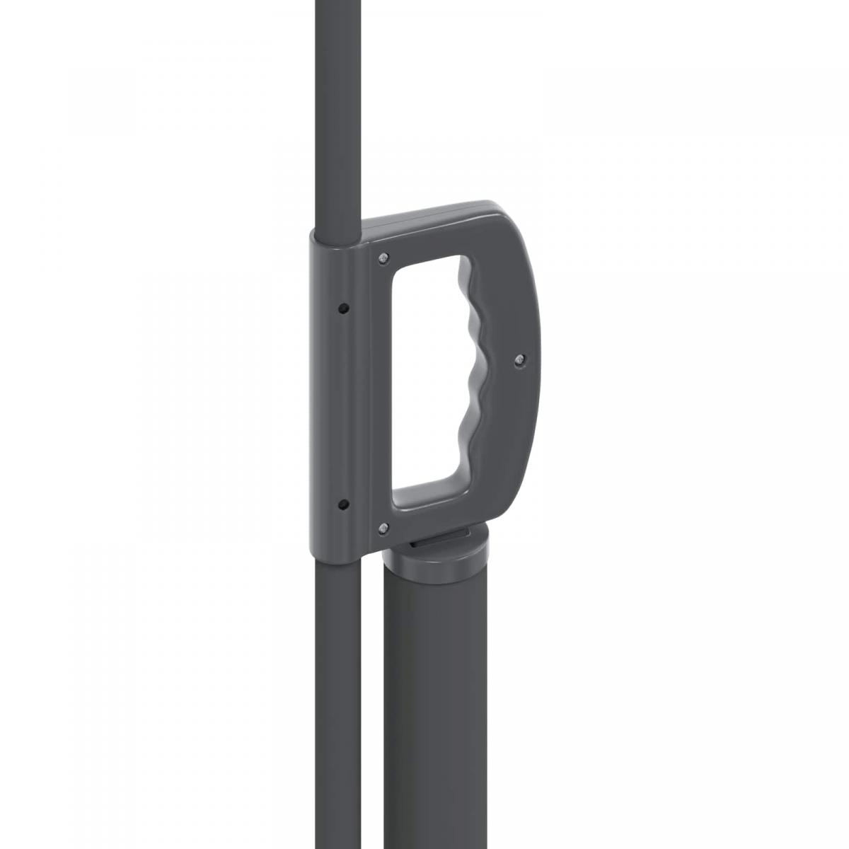 Toldo lateral retráctil verde oscuro 140x300 cm