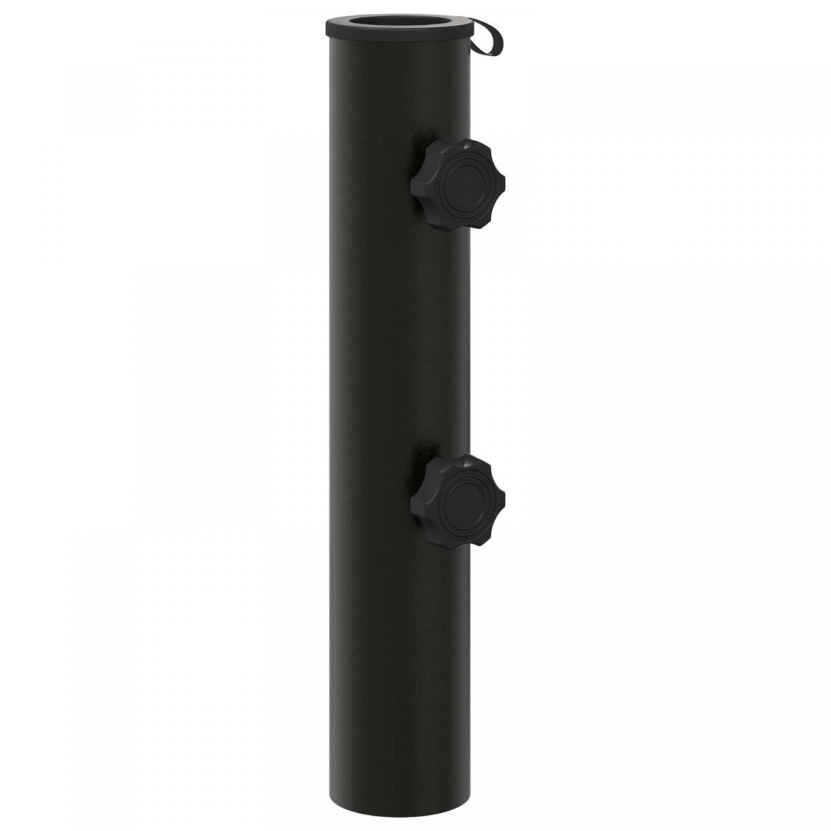 Tubo para base de parasol 0.6 kg Negro Hierro for 40-50 mm Pole