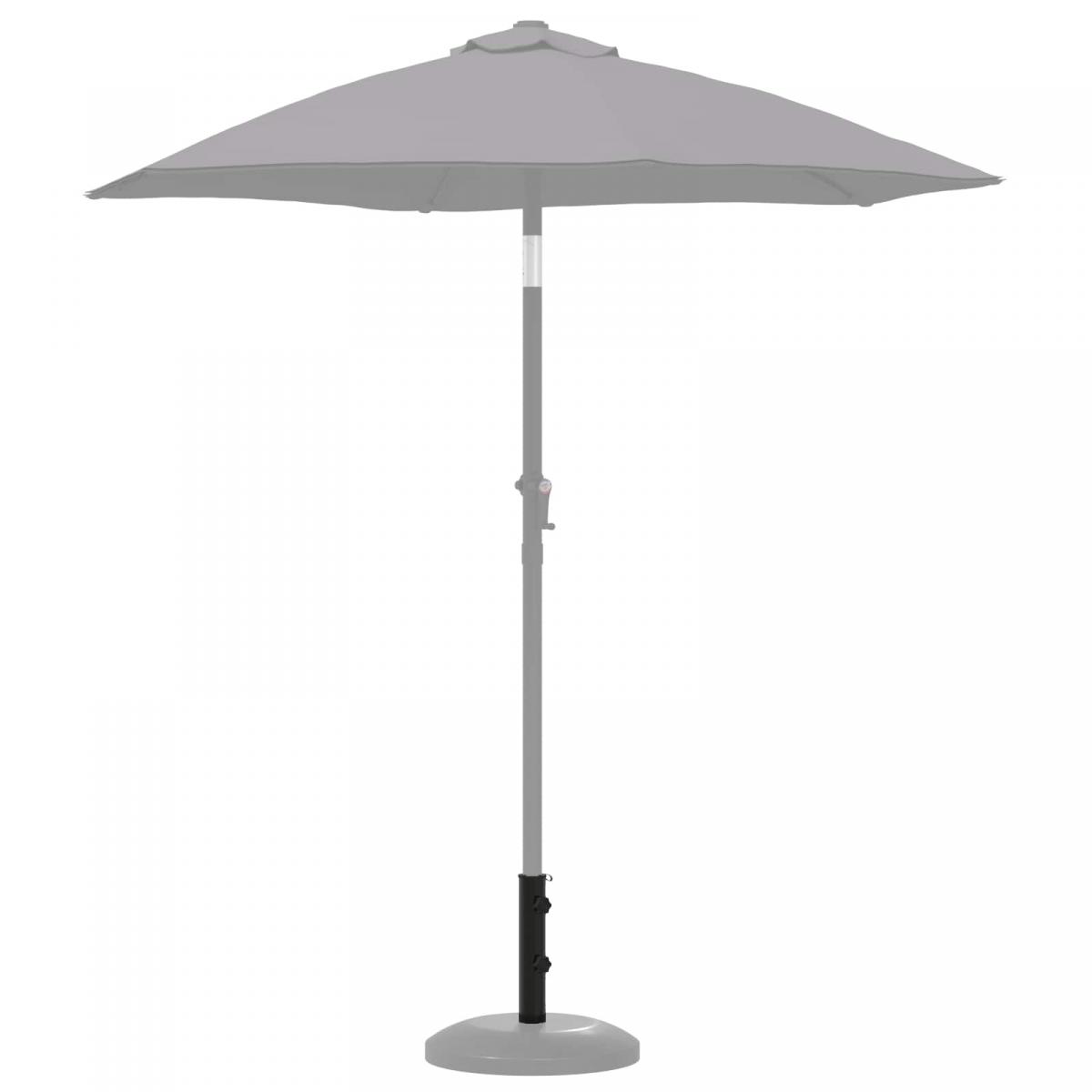 Tubo para base de parasol 0.6 kg Negro Hierro for 40-50 mm Pole