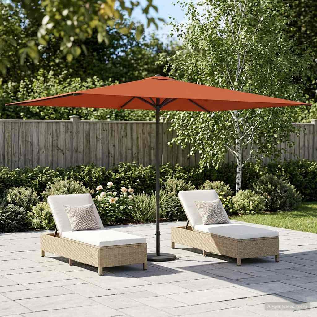 Sombrilla de jardín Poliéster Rectangular