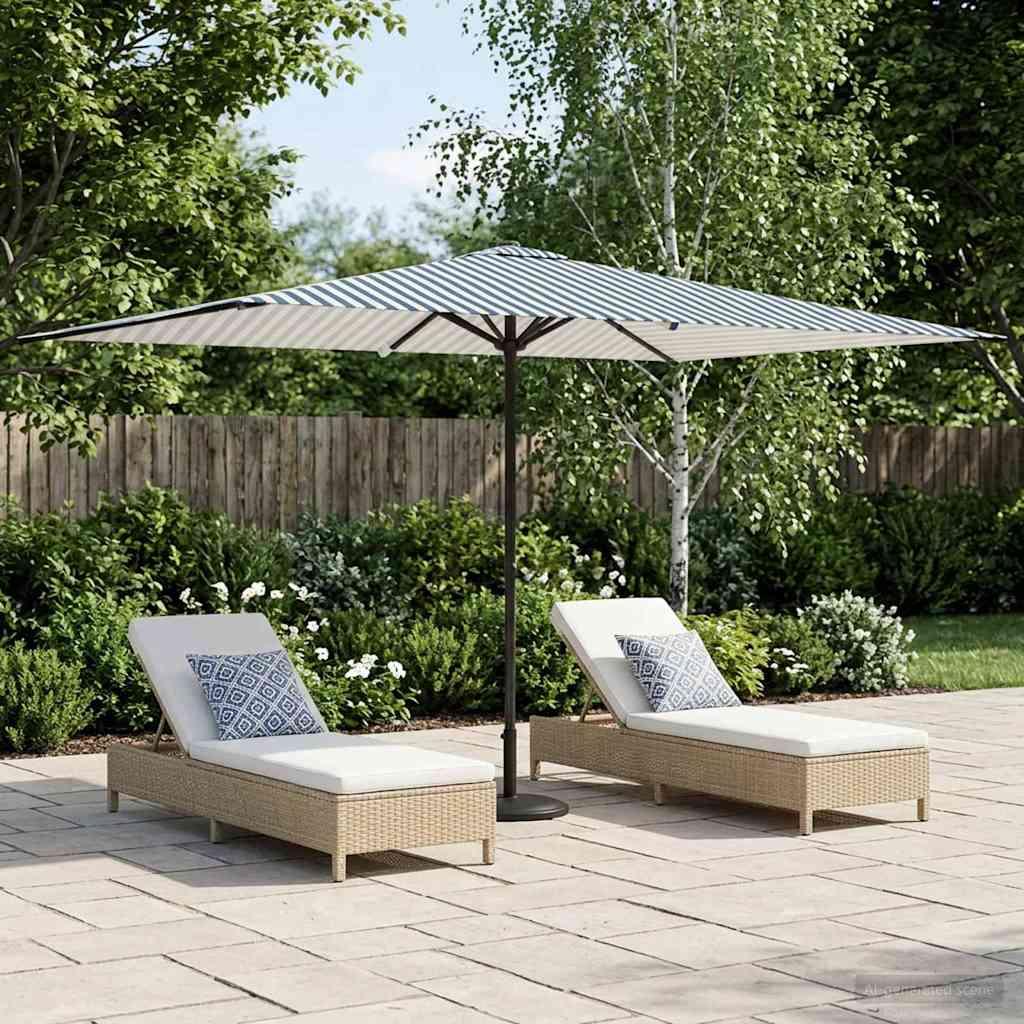 Sombrilla de jardín Poliéster Rectangular