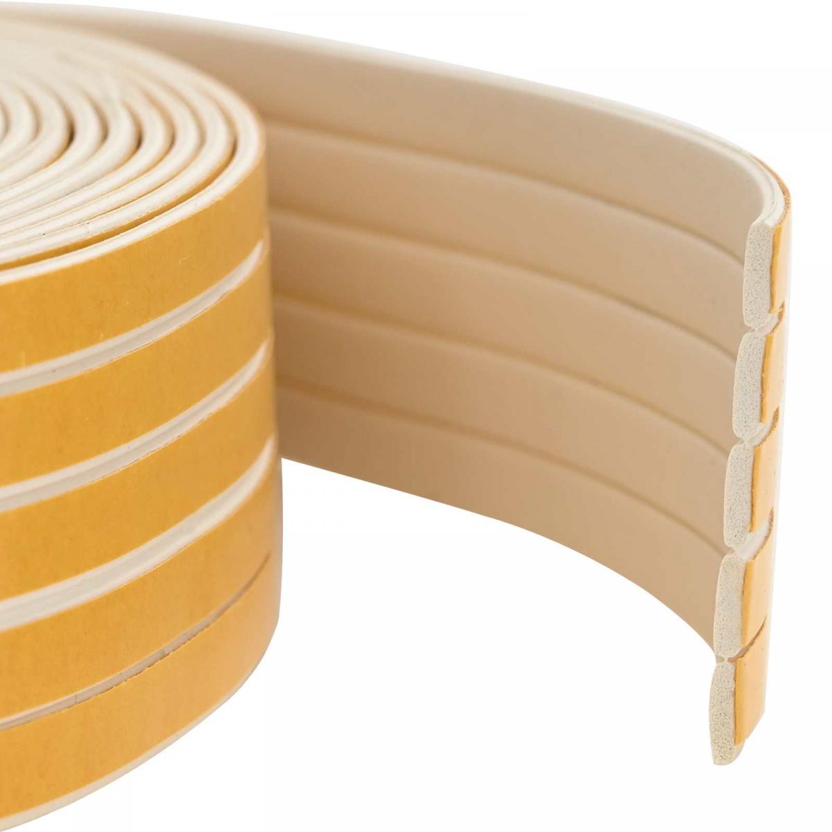Sello de ventana autoadhesivo 25 m Espuma EPDM