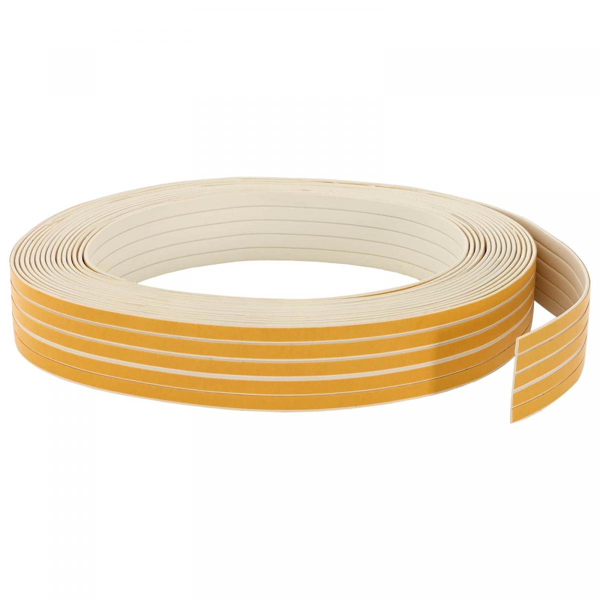 Sello de ventana autoadhesivo 25 m Espuma EPDM