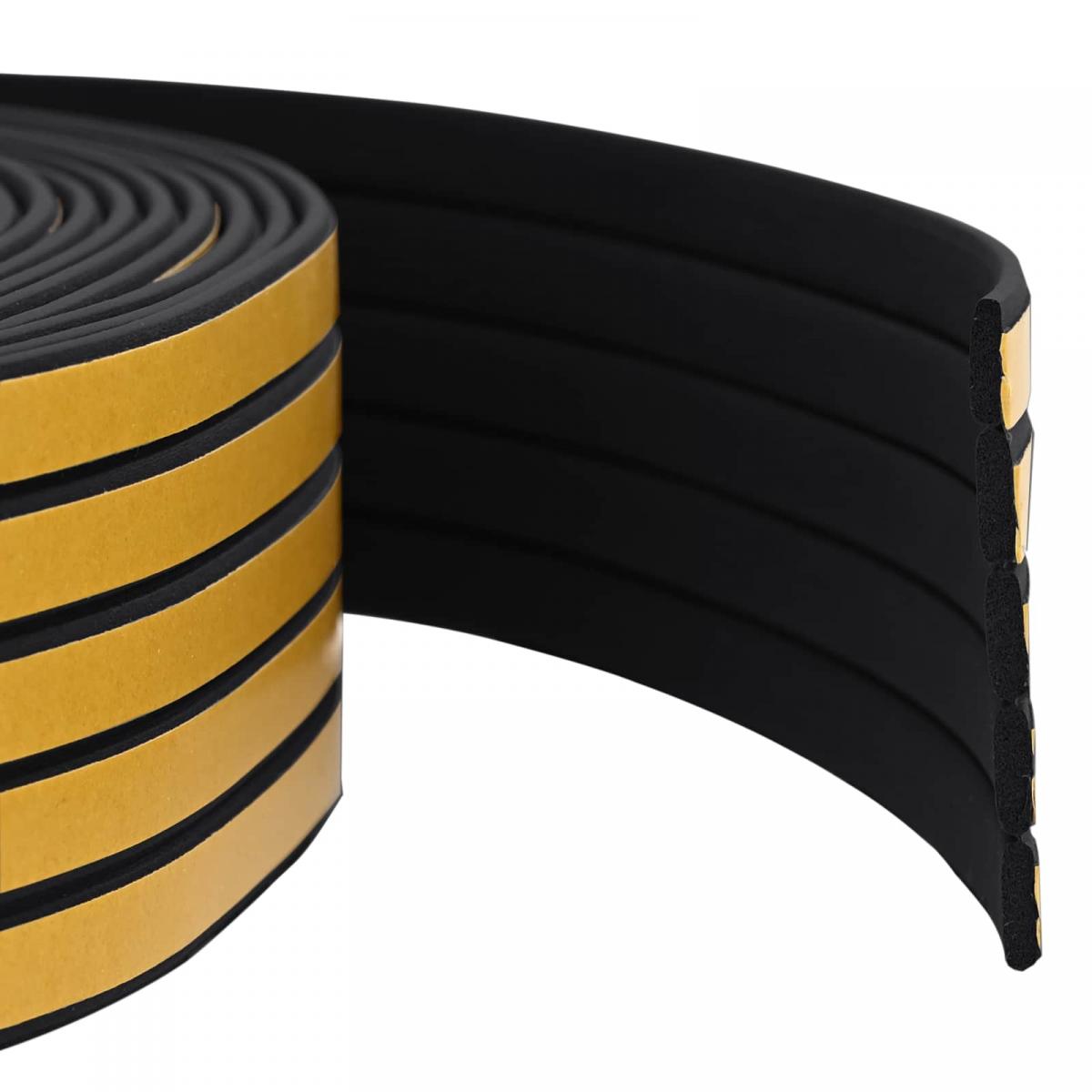 Sello de ventana autoadhesivo 25 m Espuma EPDM