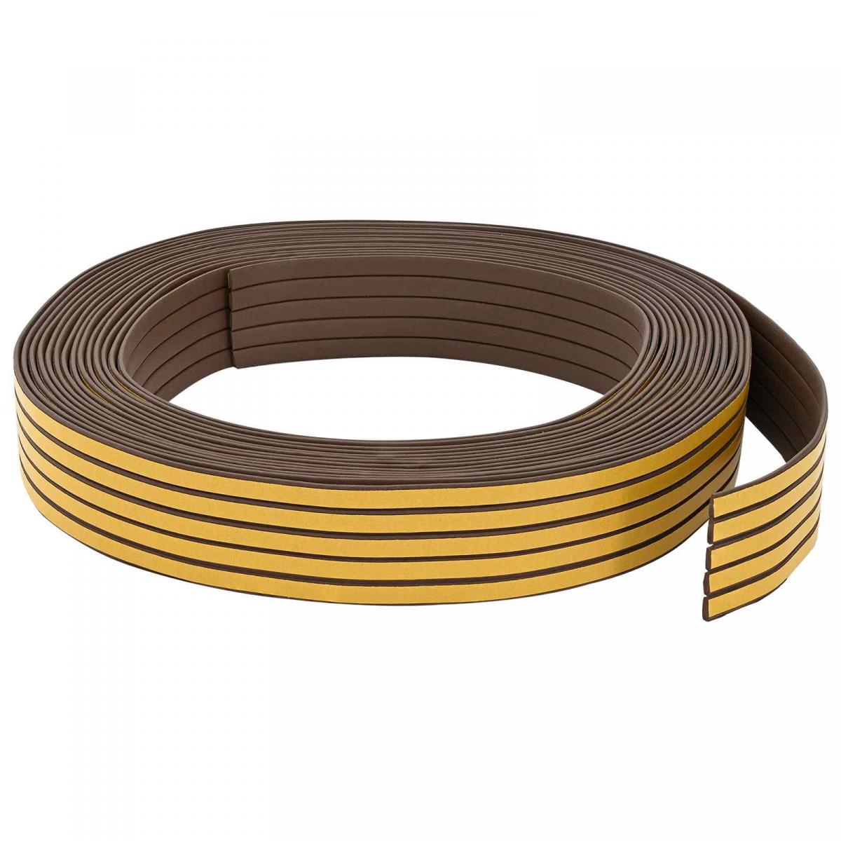 Sello de ventana autoadhesivo 25 m Espuma EPDM