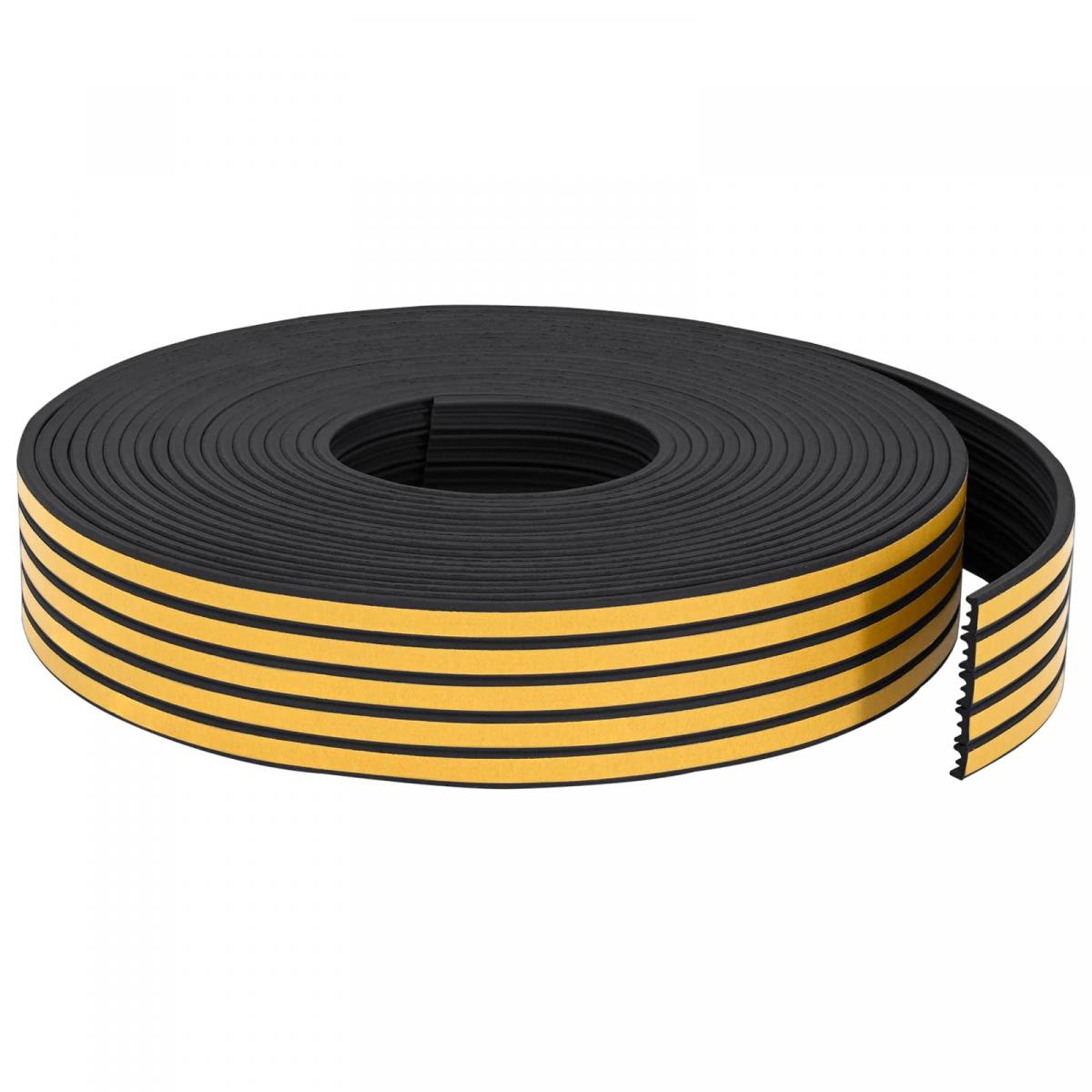 Sello de ventana autoadhesivo 25 m Espuma EPDM