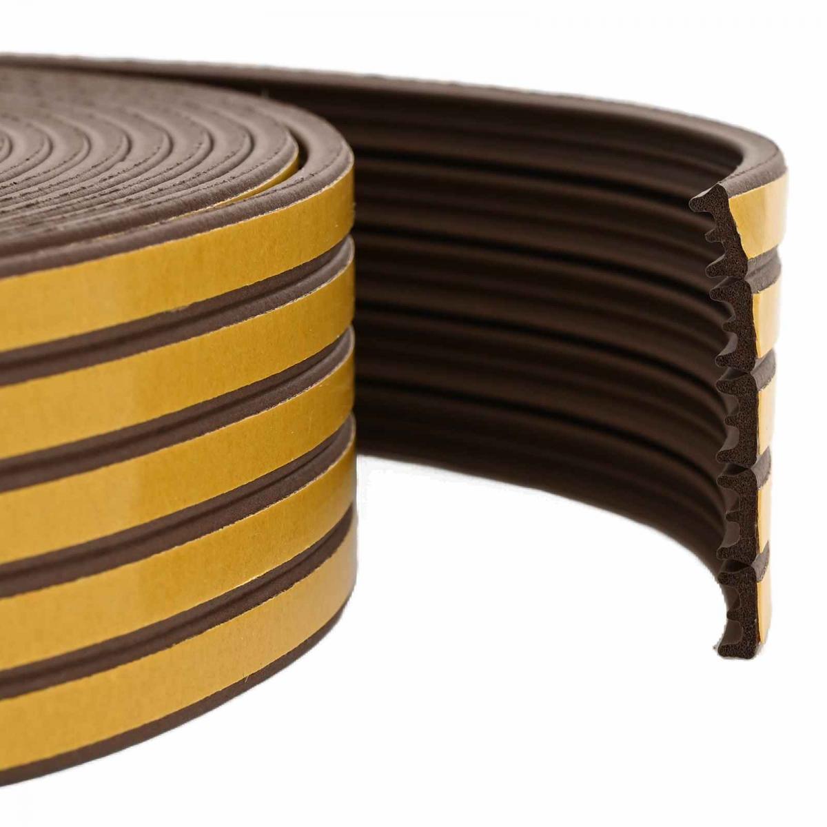 Sello de ventana autoadhesivo 12 m Espuma EPDM