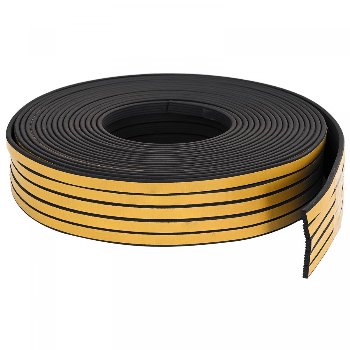 Sello de ventana autoadhesivo 12 m Espuma EPDM