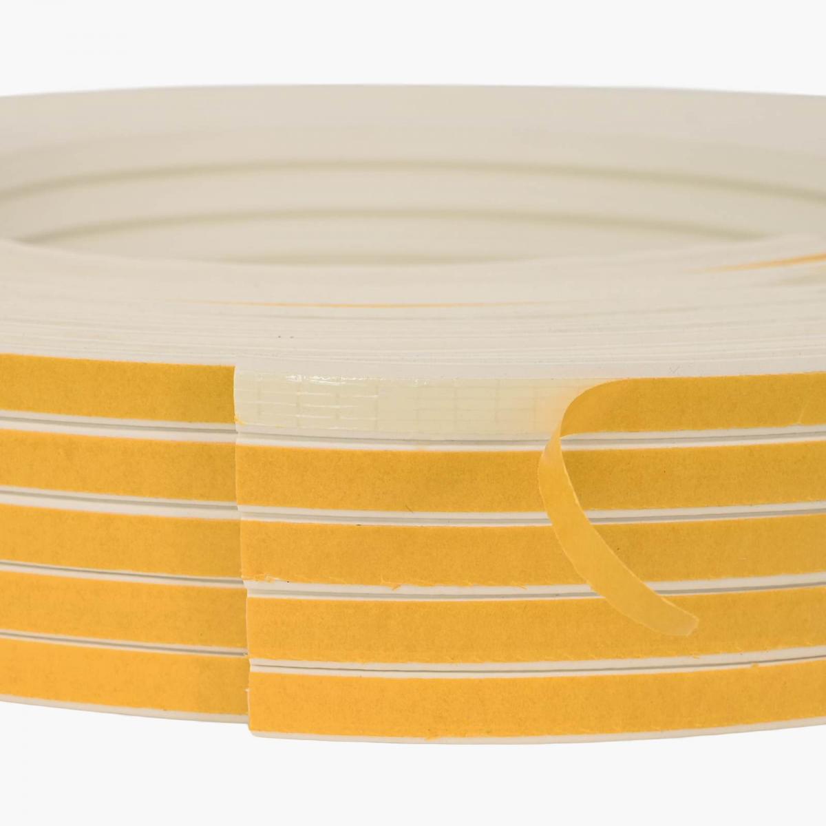 Sello de ventana autoadhesivo 25 m Espuma EPDM