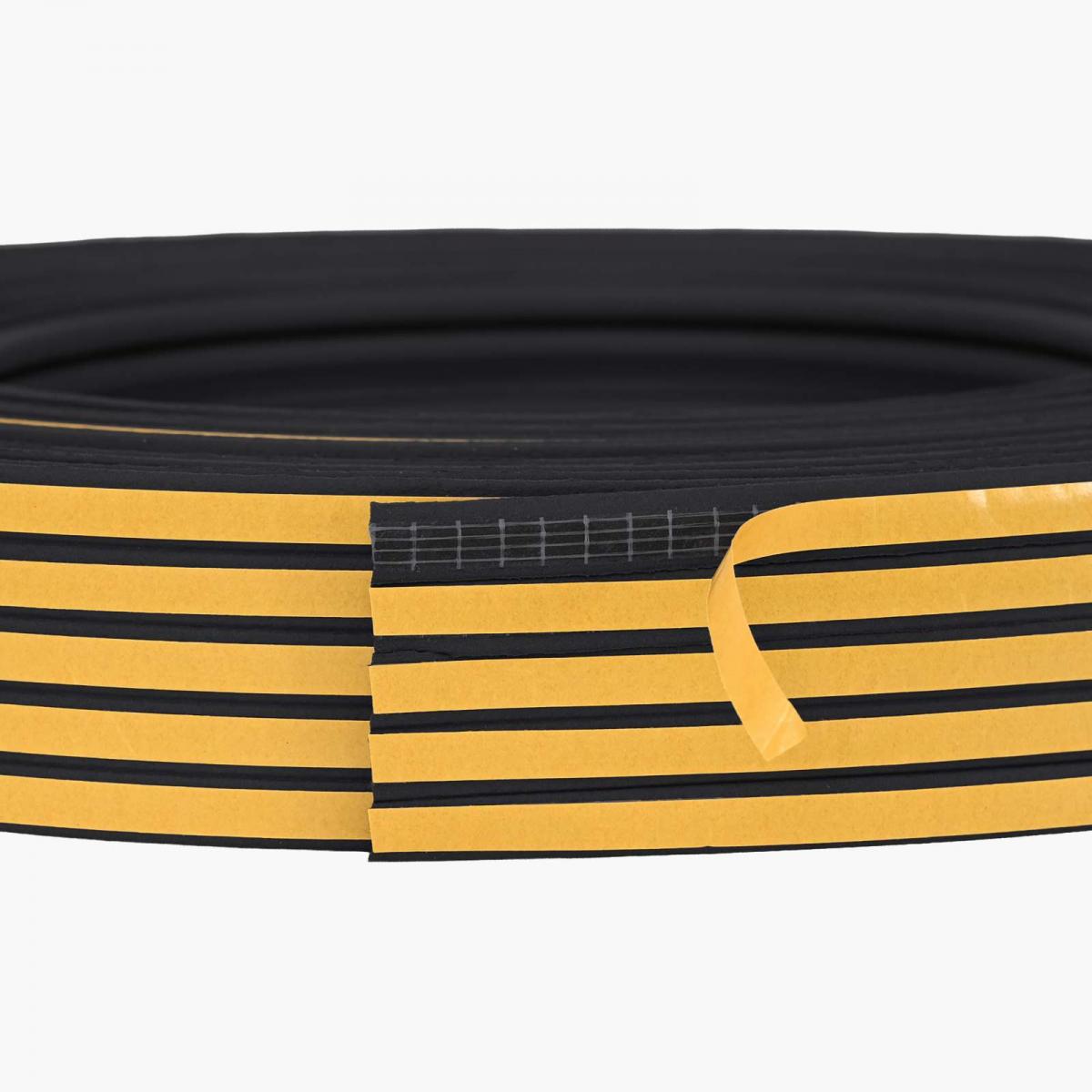 Sello de ventana autoadhesivo 12 m Espuma EPDM