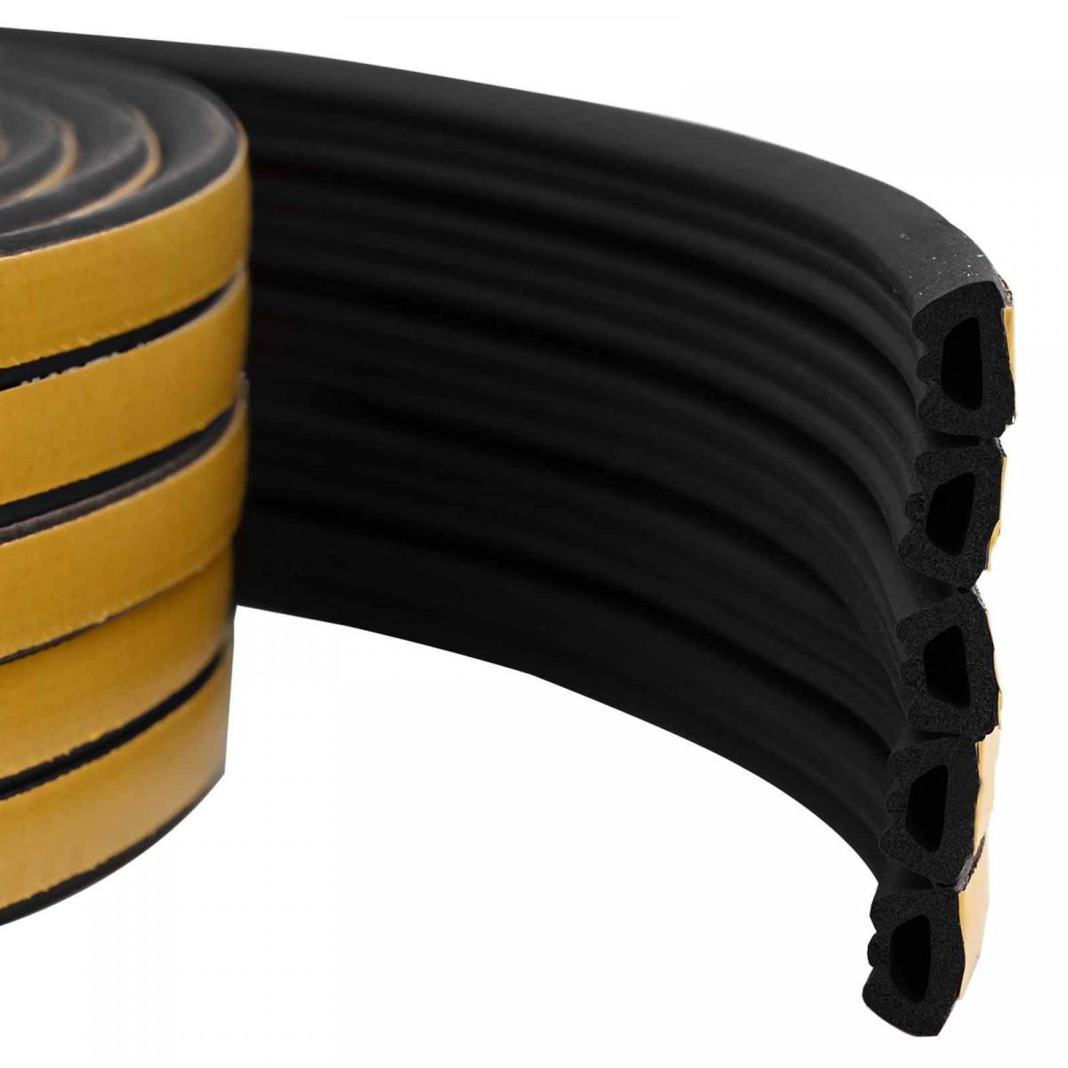Sello de ventana autoadhesivo 25 m Espuma EPDM