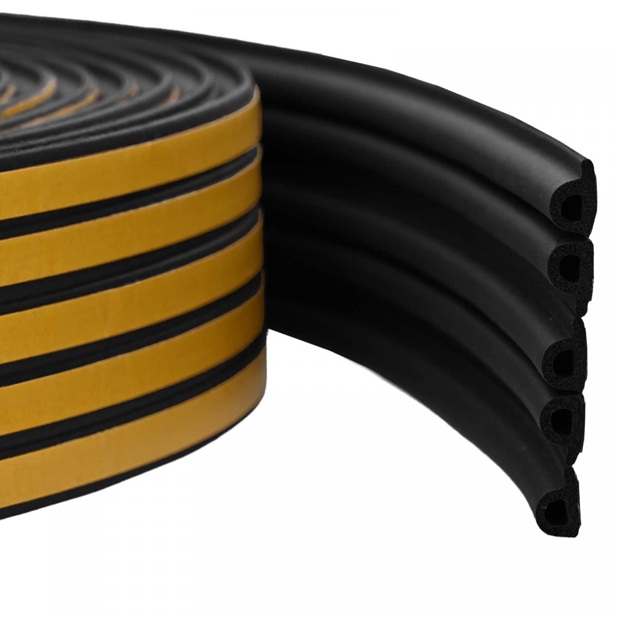 Sello de ventana autoadhesivo 12 m Espuma EPDM