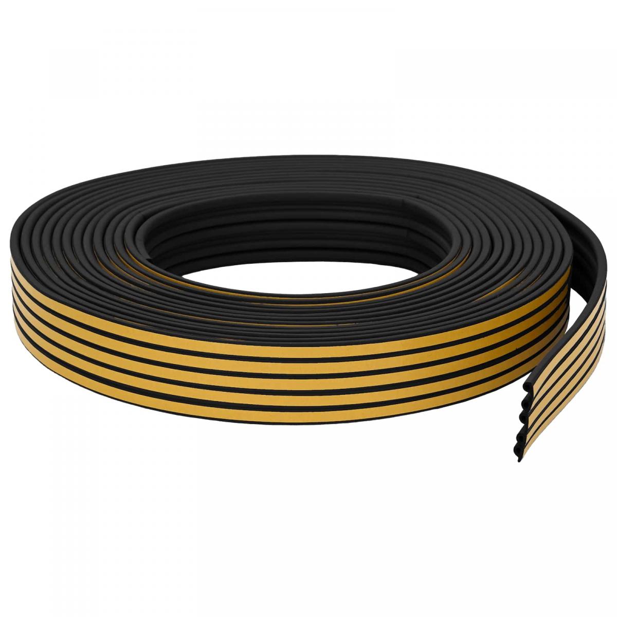 Sello de ventana autoadhesivo 12 m Espuma EPDM