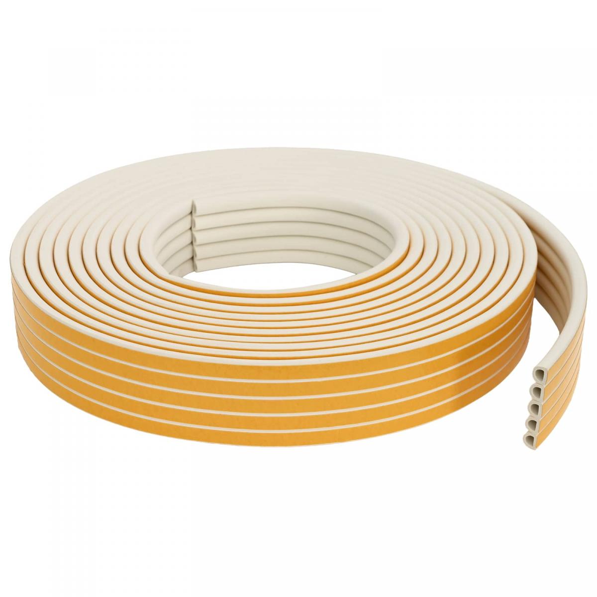 Sello de ventana autoadhesivo 25 m Espuma EPDM