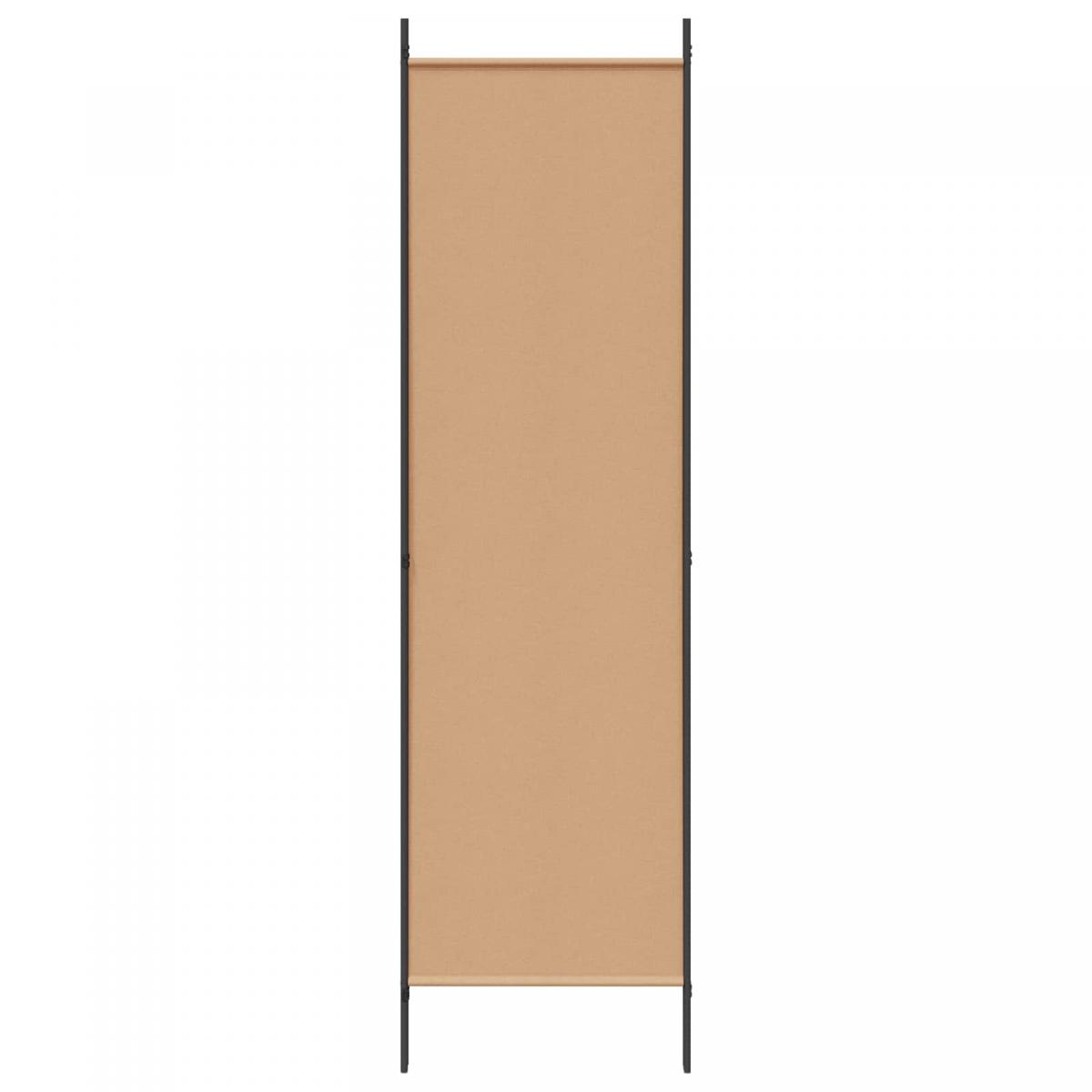Separador de habitaciones Beige 150 x 180 cm Tela