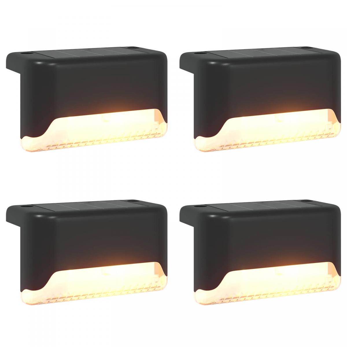 Luces solares exteriores con pico de tierra 4 uds