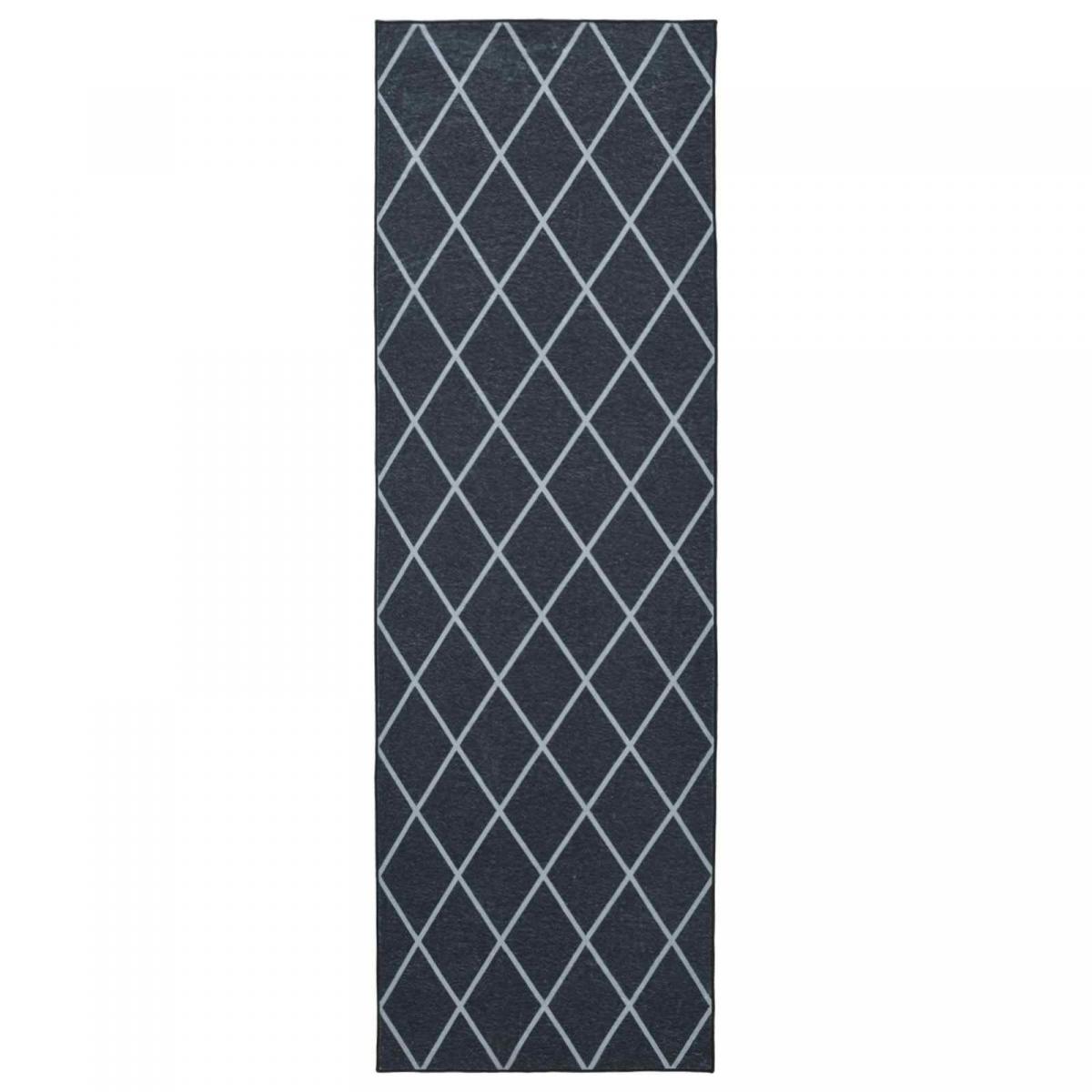 Pasillo de alfombra ORIZ 1150 gsm Patrón de malla negra