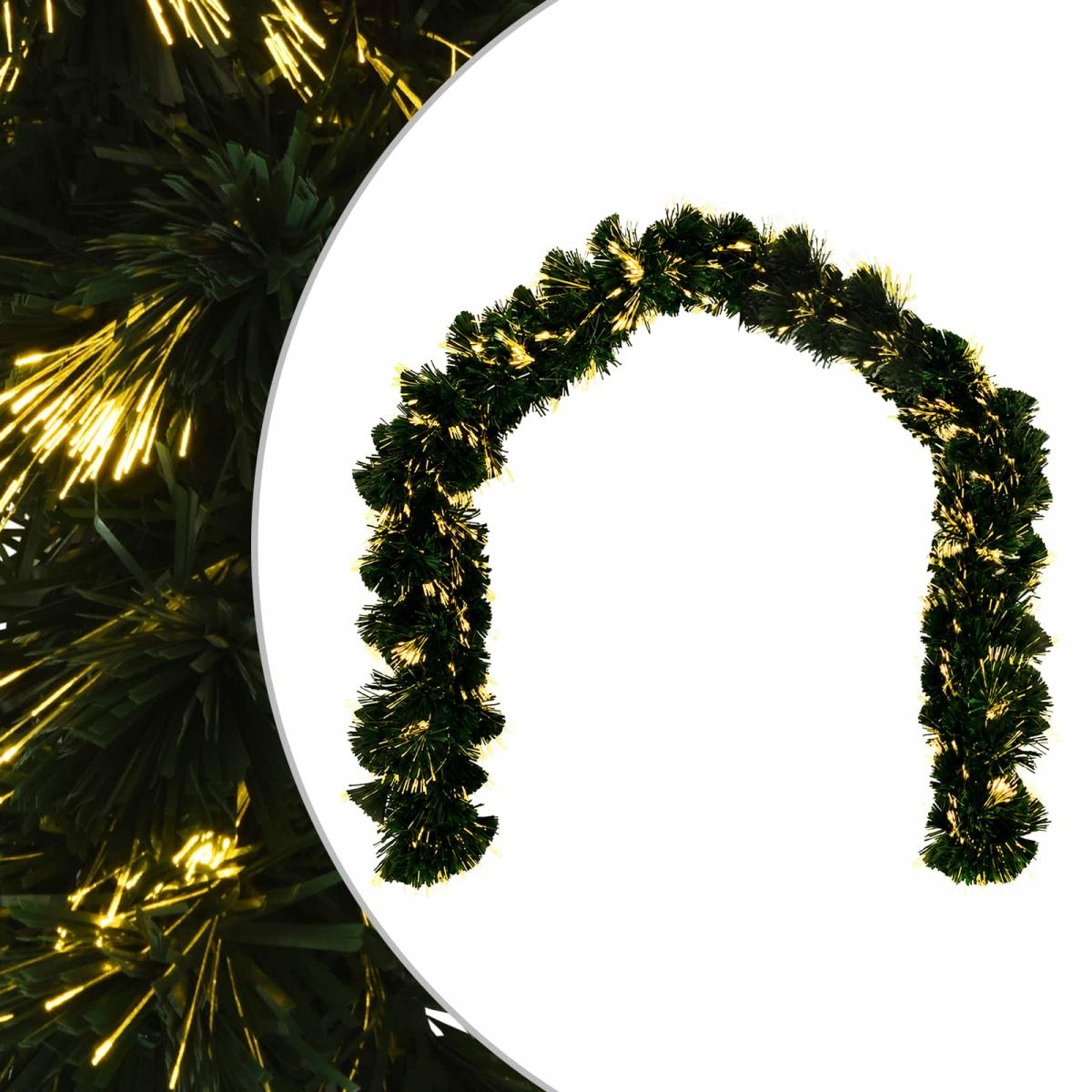 Guirnalda de Navidad 48 LED Blanco Cálido PVC