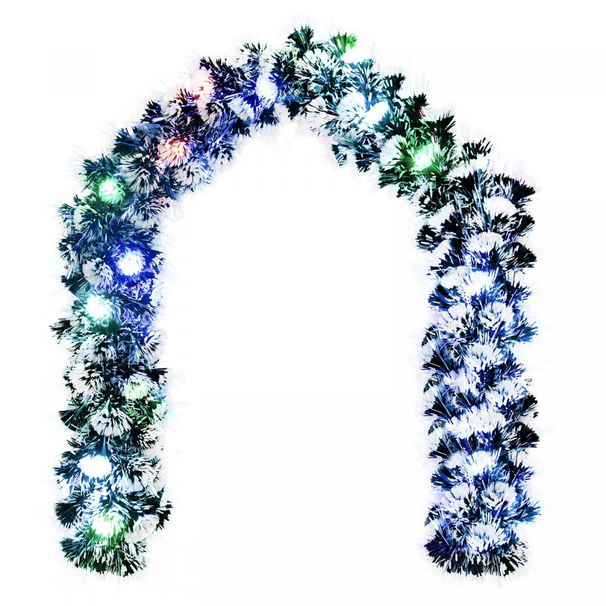 Christmas Garland 200 cm 16 LED Multicolor PET