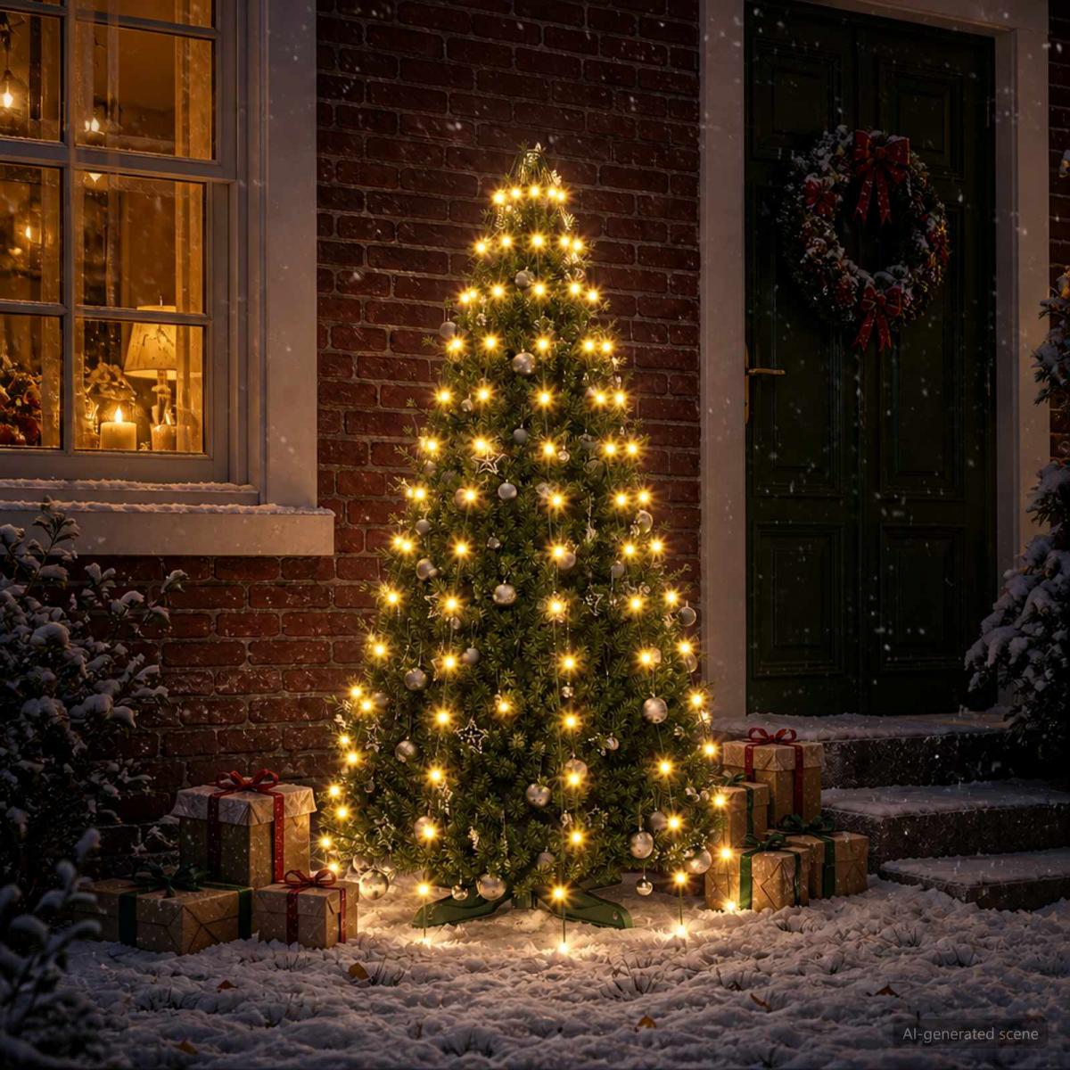 Luces del árbol de Navidad 150 LED