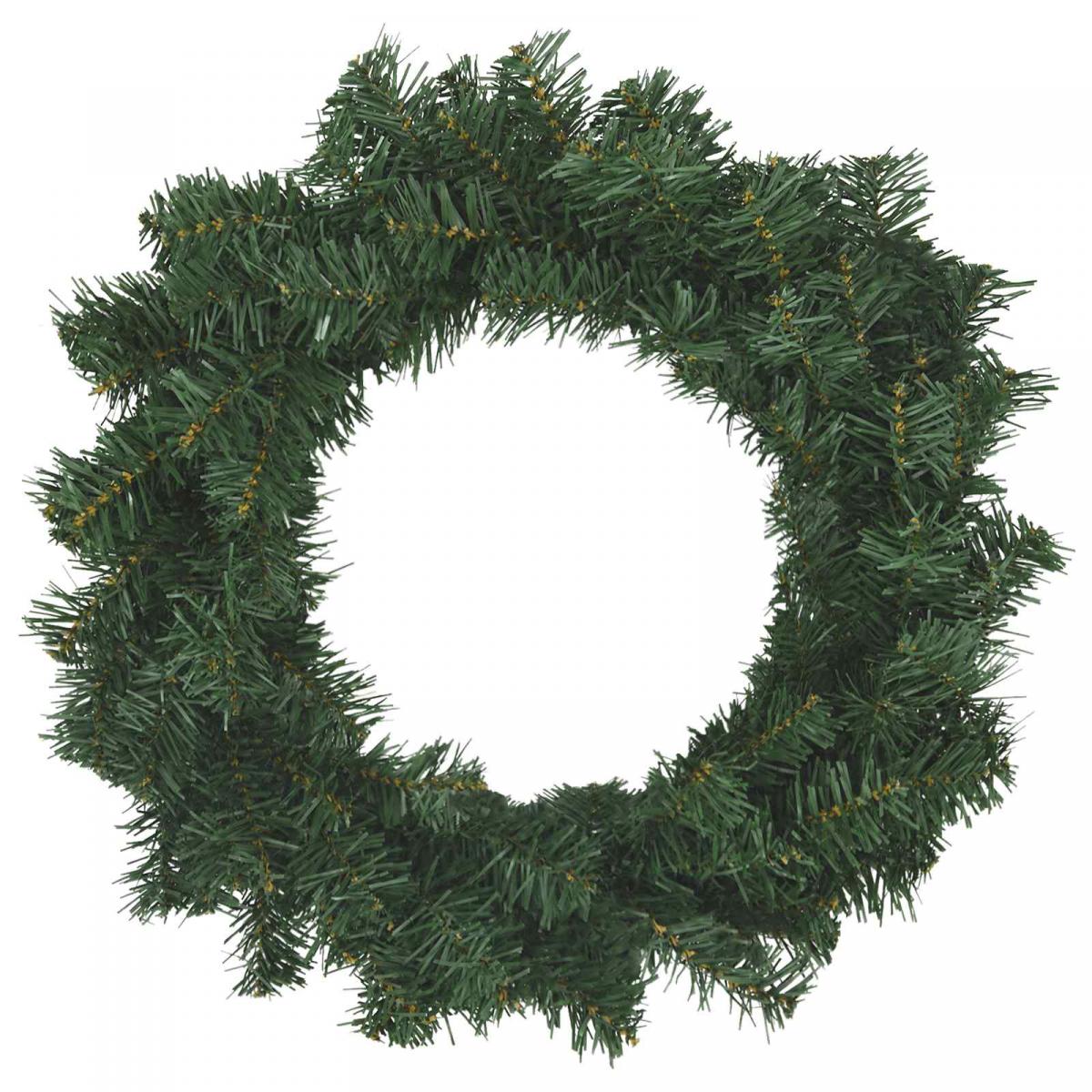 Corona de Navidad Verde Diám. PVC