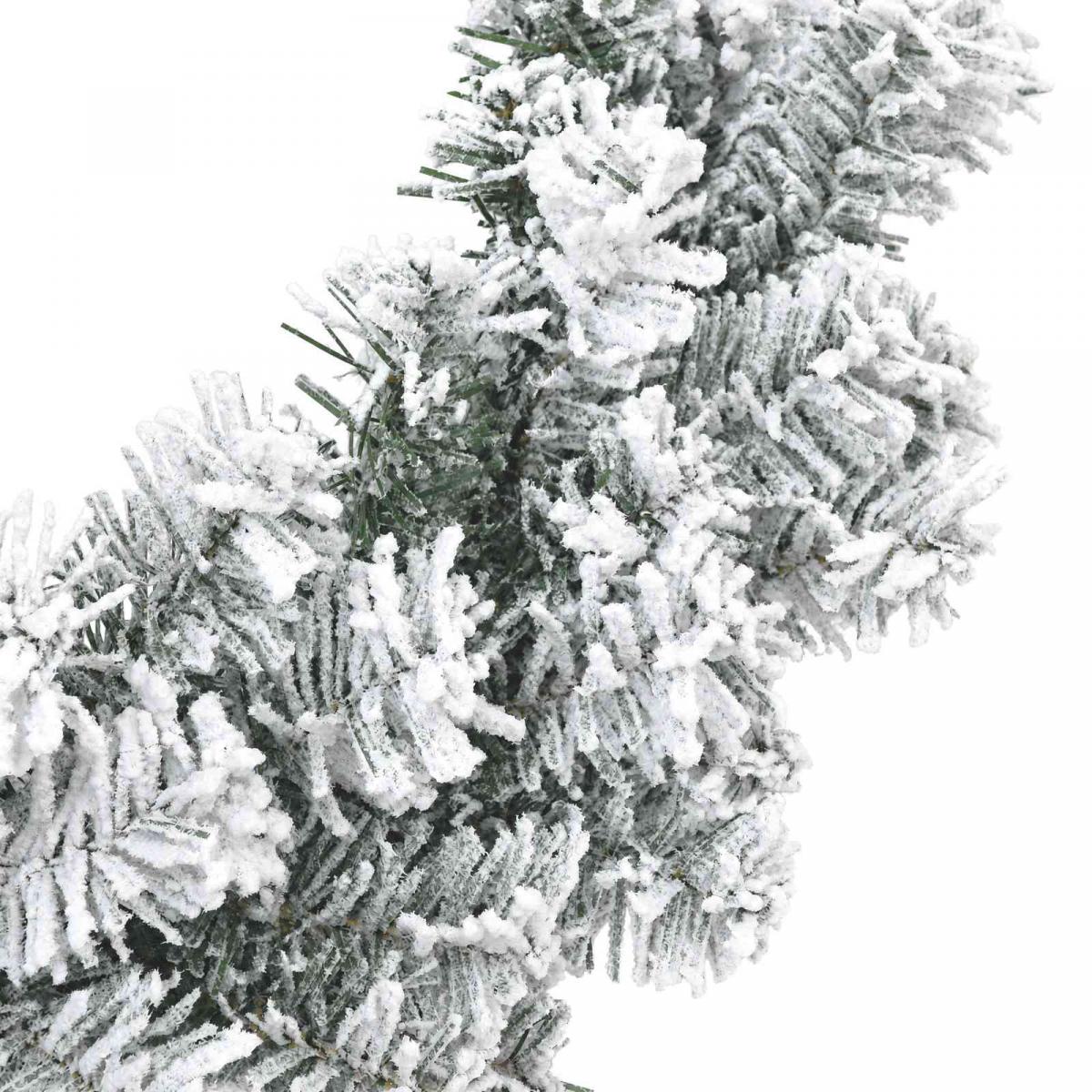 Corona de Navidad Blanco PVC