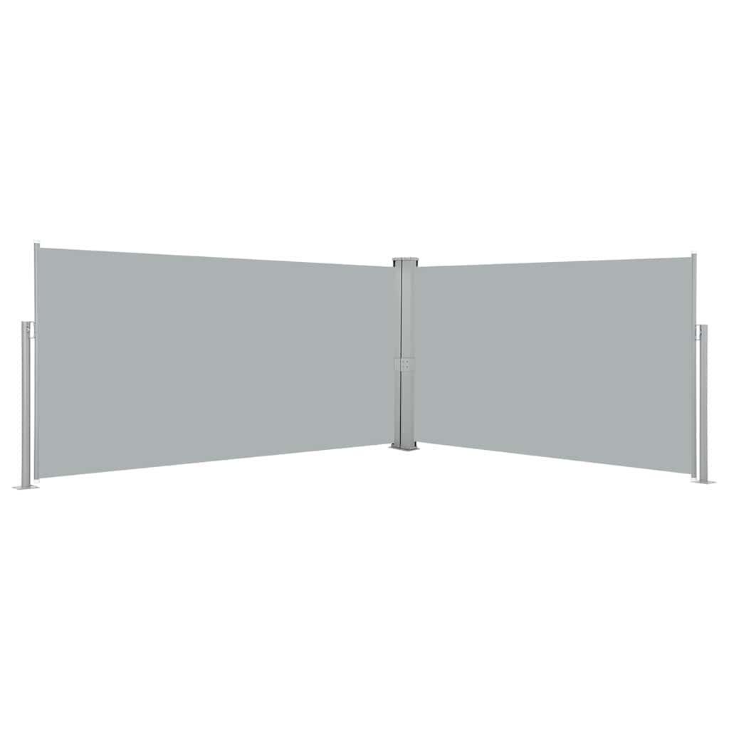 Toldo lateral retráctil gris antracita 160x600 cm