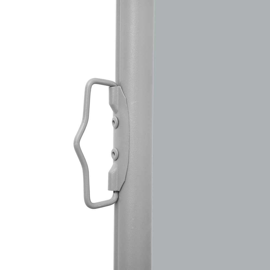 Toldo lateral retráctil gris antracita 160x600 cm