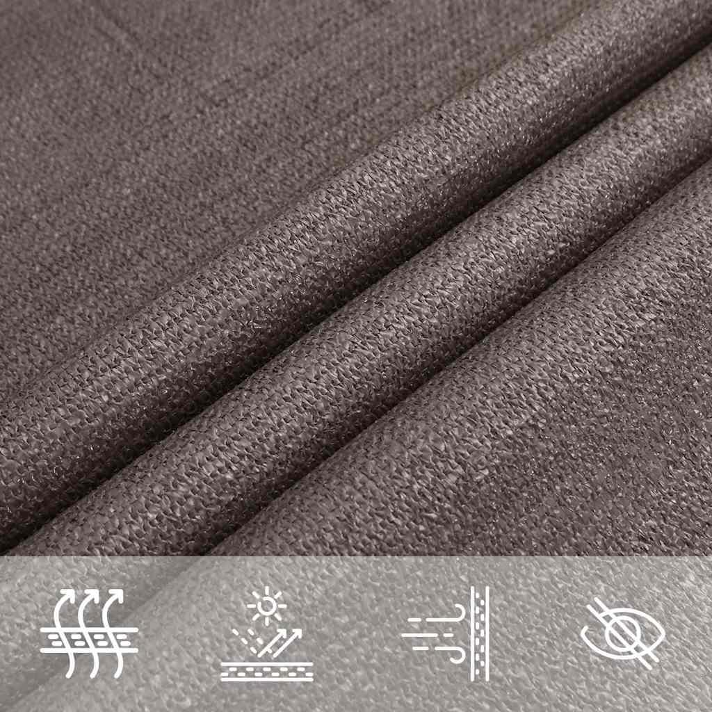 Toldo Vela Triangular HDPE Terracota