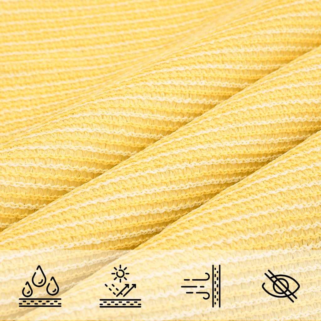 Toldo Vela Triangular HDPE Terracota