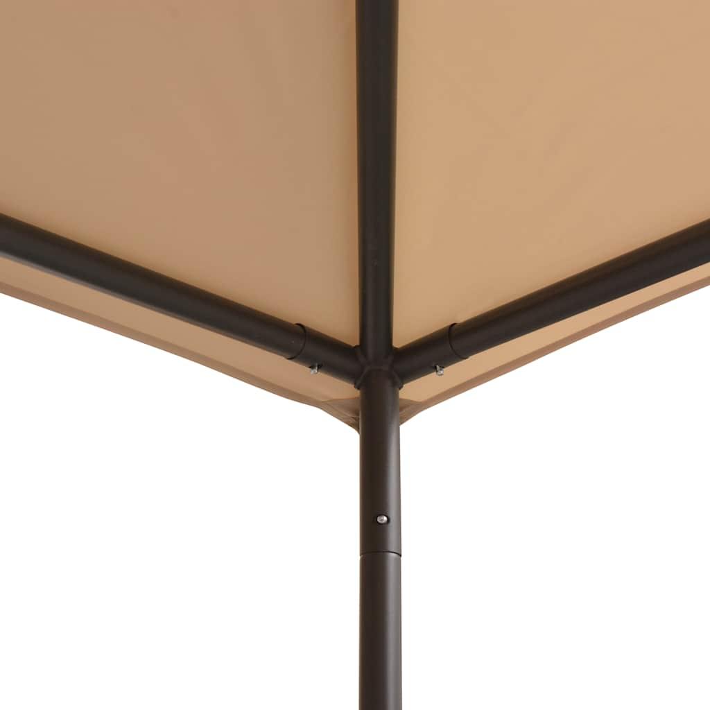 Cenador carpa de acero gris antracita 3x3 m