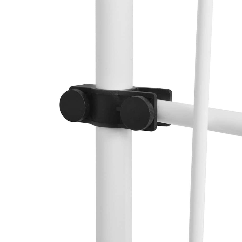 Toldo manual retráctil 100 cm naranja y blanco a rayas