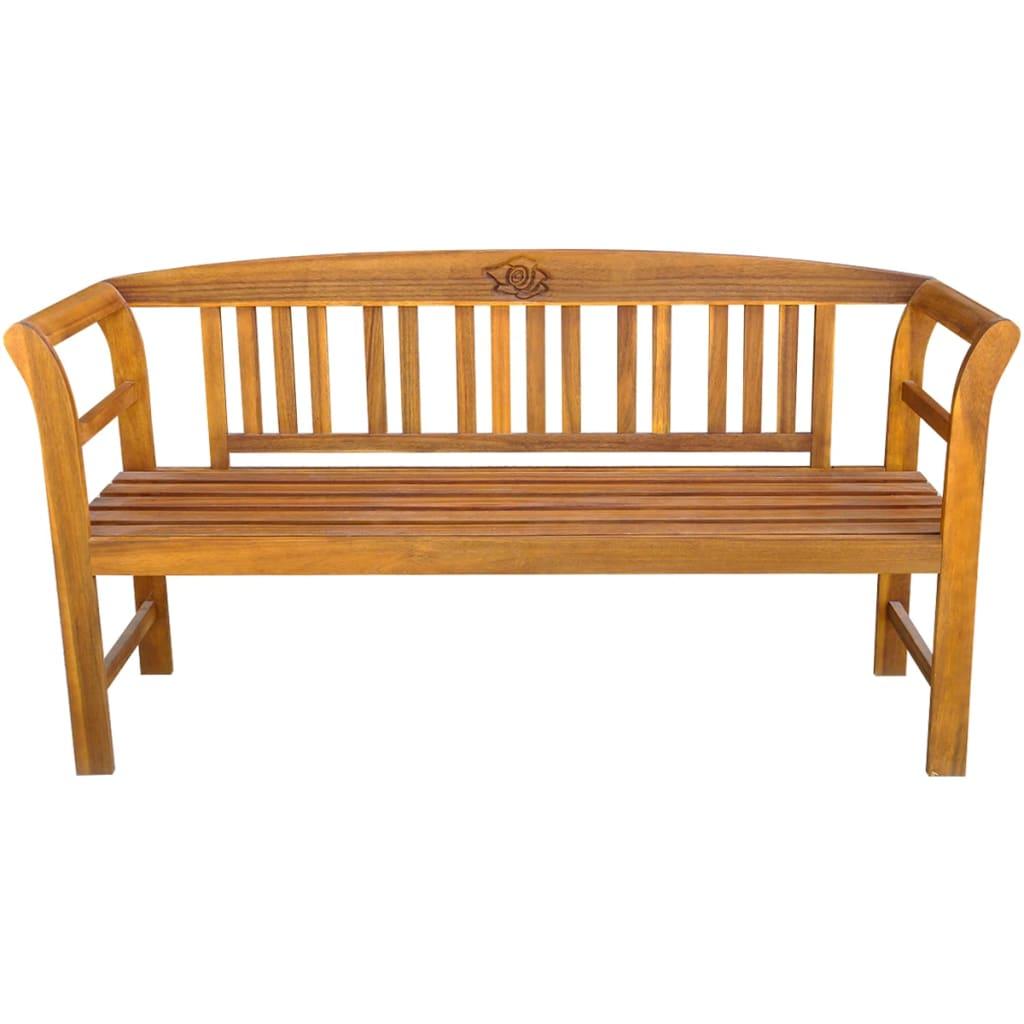 Banco de Rosa 1 -plazas 157 cm Solid Acacia wood Natural