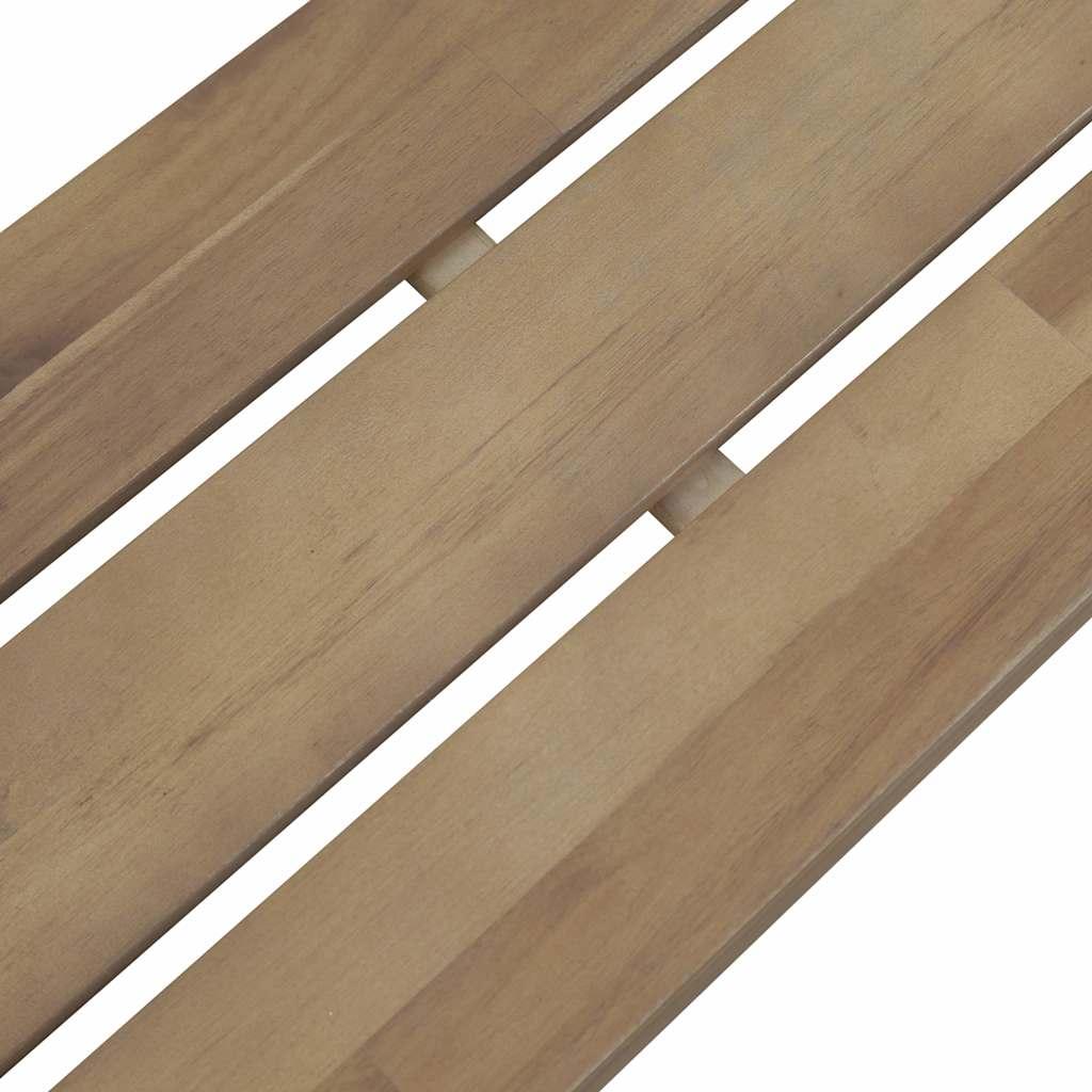 Banco de jardín madera maciza de acacia 150x35x45 cm