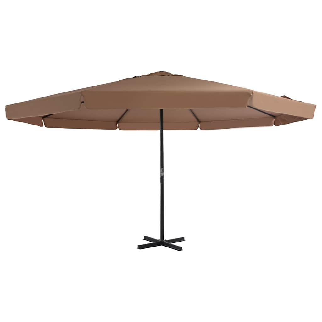 Sombrilla de jardín con palo de aluminio gris antracita 500 cm